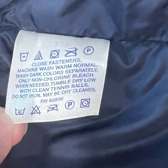 LAND’S END Men’s Blue Puffer Vest Size Large - Picture 5 of 8